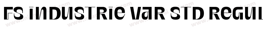 FS Industrie Var Std Regular字体转换